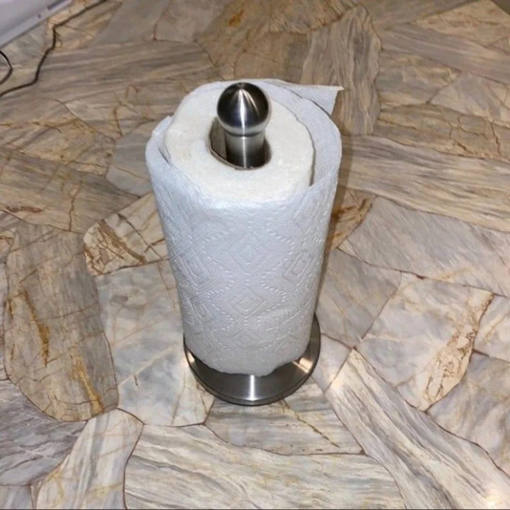 Stainless Steel Paper Towel Holder Like New
